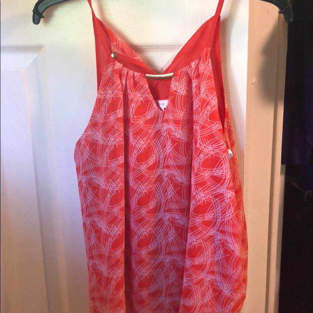Women's orange tank